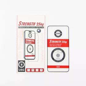   Samsung Galaxy S26 ultraerős edzett üveg 25KG ujjlenyomat-kompatibilis üvegfólia