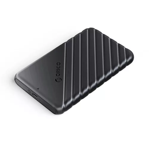 Orico 25PW1C-C3 2.5" HDD/SSD USB-C 3.1 6Gb/s Merevlemez Ház - Fekete-6942227137944 2 kép