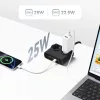 Orico PDC25 25W 6 az 1-ben Hálózati elosztó 2x AC + 2x USB-A + 2x U-6942227174611 3 kép