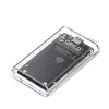 Orico TC10-MS mSATA USB-C 3.2 5Gb/s Lemez Tok - Átlátszó