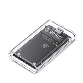 Orico TC10-MS mSATA USB-C 3.2 5Gb/s Lemez Tok - Átlátszó