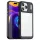  iPhone 17 Pro Max fekete átlátszó Outer Space fliptok-5907769379635 1 kép