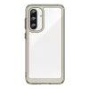 Külső Űr Tok Samsung Galaxy A36-hoz rugalmas kerettel - félig átl-5907769372902 1 kép