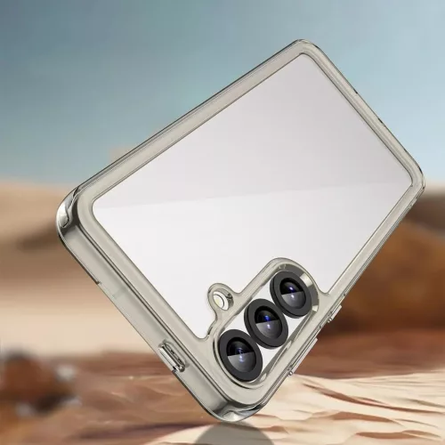 Külső Űr Tok Samsung Galaxy A36-hoz rugalmas kerettel - félig átl-5907769372902 3 kép