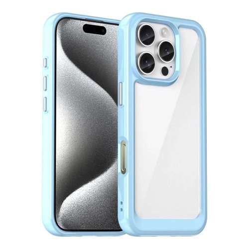 Outer Space tok zselés kerettel iPhone 16 Pro Max - Kék tok-5907769364969 1 kép