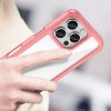 Világűr Tok Gél Kerettel iPhone 16 Pro Max - Piros tok-5907769365003 5 kép
