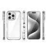Világűr tok gél kerettel iPhone 16 Pro Max számára - Átlátszó -5907769365041 2 kép
