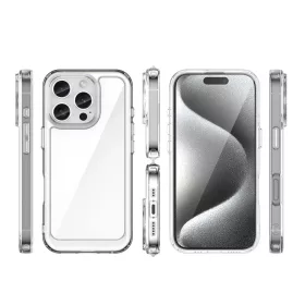 Világűr tok gél kerettel iPhone 16 Pro Max számára - Átlátszó -5907769365041 2 kép