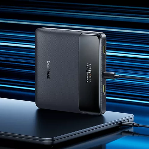 Baseus Blade H1 20000mAh 100W Powerbank kijelzővel - Fekete-6932172682446 10 kép