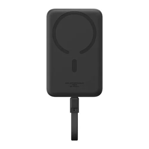 Baseus MagSafe Mini Powerbank 10000mAh, USB-C, 30W fekete (P1002210B11-6932172642785 4 kép