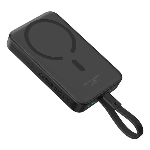 Baseus MagSafe Mini Powerbank 10000mAh, USB-C, 30W fekete (P1002210B11-6932172642785 7 kép