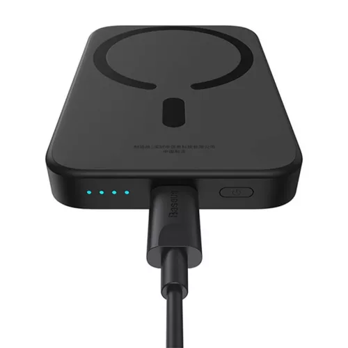 Mini Wireless PowerBank 20W Baseus (fekete)-6932172641436 8 kép