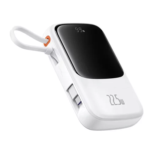 Baseus Qpow Pro+ Power Bank 22.5W 10000mAh USB-C - Fehér-6932172652487 2 kép