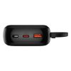 Baseus Qpow Pro+ 20000mAh 22.5W powerbank beépített USB-C kábellel -6932172652746 3 kép