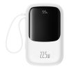 Baseus Qpow Pro+ 20000mAh 22.5W powerbank beépített USB-C kábellel -6932172652760 1 kép