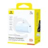 Baseus Compact USB-C Powerbank 5000mAh, 20W (kék)-6932172659523 5 kép