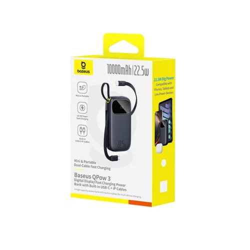 Baseus EnerFill FC31 10000mAh 22.5W Powerbank with Digital Display and-6932172691219 4 kép