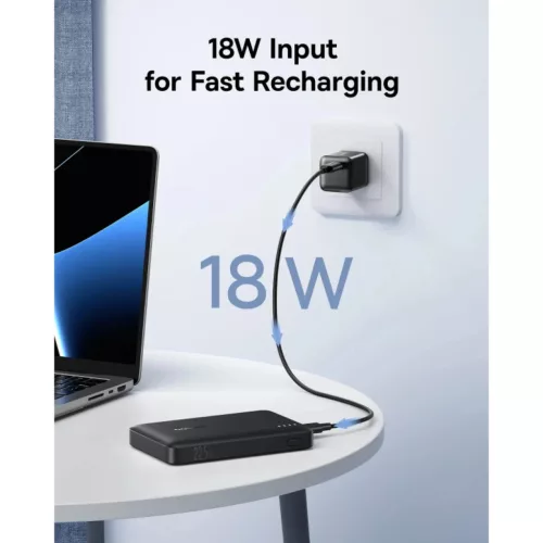 Powerbank Baseus EnerFill FP21, 10000mAh, 22.5W, QC + PD, Fekete-6932172690304 6 kép