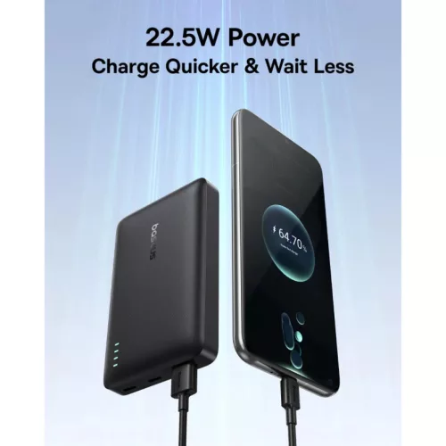 Powerbank Baseus EnerFill FP21, 10000mAh, 22.5W, QC + PD, Fekete-6932172690304 8 kép
