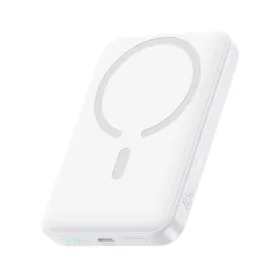   Baseus EnerFill FM11 Ultra-Mini 10000mAh 22.5W MagSafe kompatibilis Power Bank Baseus Simple USB-C 20V/3A 30 cm kábellel - Fehér