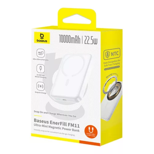 Baseus EnerFill FM11 Ultra-Mini 10000mAh 22.5W MagSafe kompatibilis Po-6932172690458 7 kép