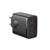 Baseus OS-Cube Pro hálózati töltő adapter 2xUSB-C + USB, 65W feket-6932172641474 3 kép