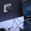 Baseus OS-Cube Pro hálózati töltő adapter 2xUSB-C + USB, 65W feket-6932172641474 7 kép
