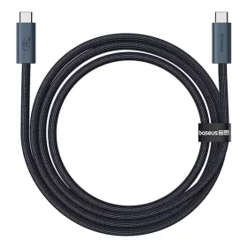 Baseus Flash gyorstöltő kábel USB-C, 240W, 1m (fekete)-6932172648817 2 kép