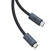 Baseus Flash gyorstöltő kábel USB-C, 240W, 1m (fekete)-6932172648817 4 kép