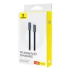 Baseus Flash gyorstöltő kábel USB-C, 240W, 1m (fekete)-6932172648817 8 kép