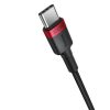 Baseus Cafule USB-C - USB-C 100W, 1m, 2db kábel (Piros Fekete, Szürk-6932172657451 3 kép
