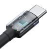 Baseus Cafule USB-C - USB-C 100W, 1m, 2db kábel (Piros Fekete, Szürk-6932172657451 6 kép
