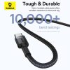 Baseus Cafule USB-C - USB-C 100W, 1m, 2db kábel (Piros Fekete, Szürk-6932172657451 8 kép