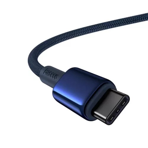 USB-C - USB-C kábel, Baseus Tungsten Gold, 100W, 1m (kék)-6932172655594 2 kép