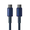 Kábel USB-C to USB-C Baseus Tungsten Gold, 100W, 2m (kék)
