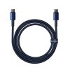 Kábel USB-C to USB-C Baseus Tungsten Gold, 100W, 2m (kék)-6932172655532 3 kép