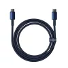 Kábel USB-C to USB-C Baseus Tungsten Gold, 100W, 2m (kék)-6932172655532 3 kép