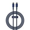 Kábel USB-C to USB-C Baseus Tungsten Gold, 100W, 2m (kék)-6932172655532 4 kép