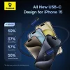 Kábel USB-C to USB-C Baseus Tungsten Gold, 100W, 2m (kék)-6932172655532 9 kép