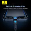 Kábel USB-C to USB-C Baseus Tungsten Gold, 100W, 2m (kék)-6932172655532 10 kép