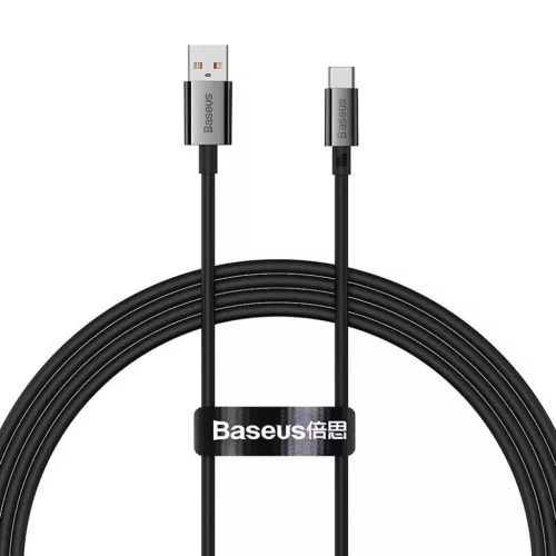 Baseus Superior USB - USB-C kábel, 100W, 1.5m (fekete)-6932172631956 7 kép