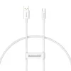 Baseus Superior USB - USB-C kábel, 100W, 0,25m (fehér)-6932172631949 1 kép