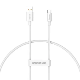 Baseus Superior USB - USB-C kábel, 100W, 0,25m (fehér)-6932172631949 1 kép