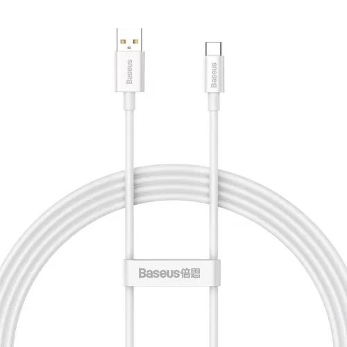 Baseus Superior USB - USB-C kábel, 100W, 1.5m (fehér)-6932172631963 7 kép