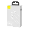 Baseus Superior Data Gyorstöltő USB - M+L+C, 3,5A, 1m (fehér)-6932172635022 7 kép