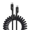 Baseus Fish-Eye 100W USB-C - USB-C gyors töltőkábel, 1m (fekete)-6932172658007 1 kép