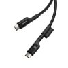 Baseus Fish-Eye 100W USB-C - USB-C gyors töltőkábel, 1m (fekete)-6932172658007 4 kép