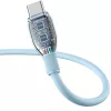 Baseus Pudding 100W USB-A - USB-C Kábel 2m - Kék-6932172652937 4 kép