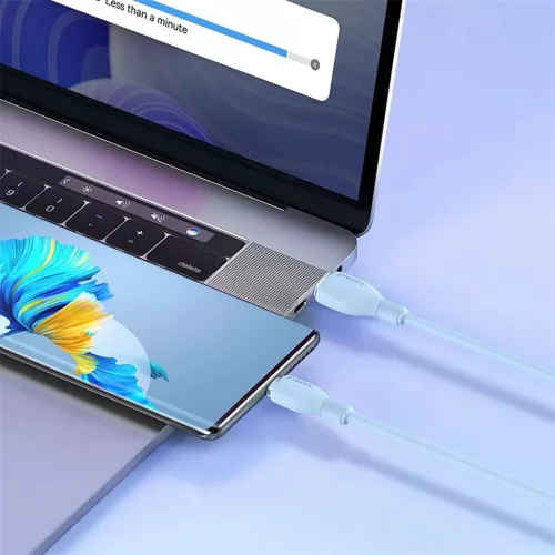 Baseus Pudding 100W USB-A - USB-C Kábel 2m - Kék-6932172652937 8 kép