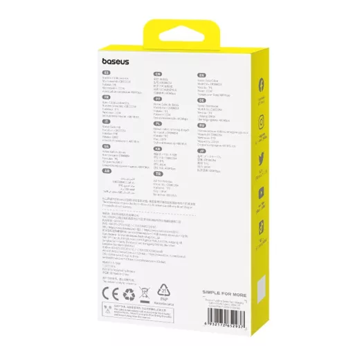 Baseus Pudding 100W USB-A - USB-C Kábel 2m - Kék-6932172652937 10 kép